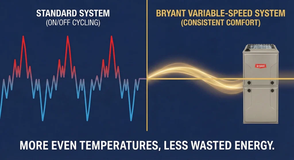 Bryant vairable speed system