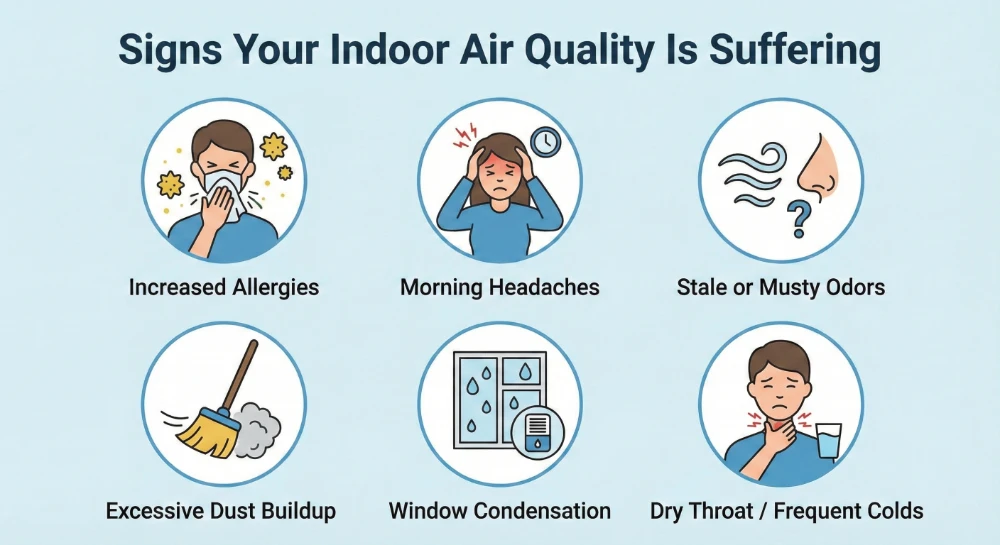 signs of bad air quality