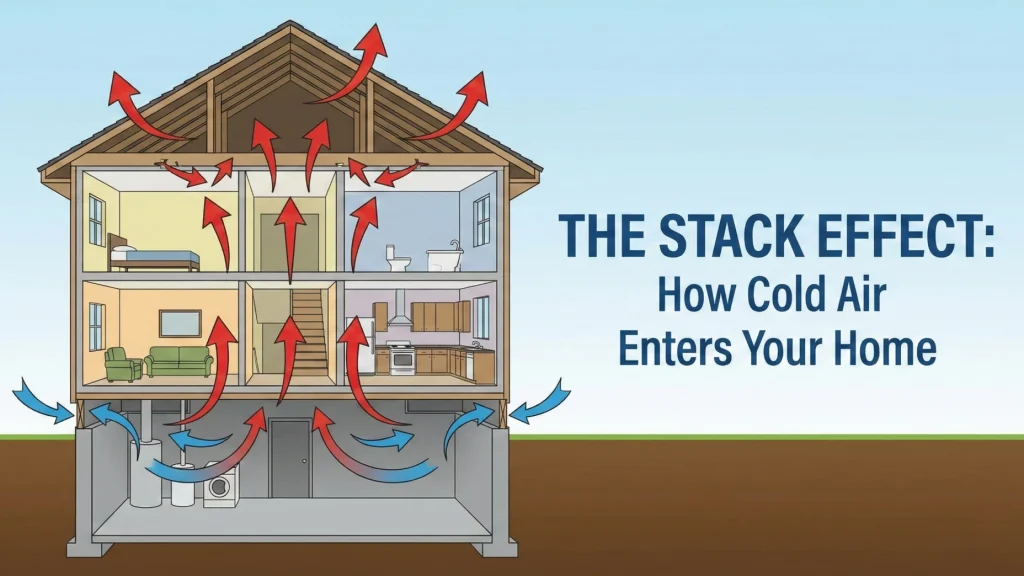 the stack effect of heating your home
