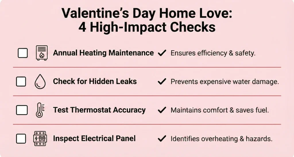 valentines day home love checklist