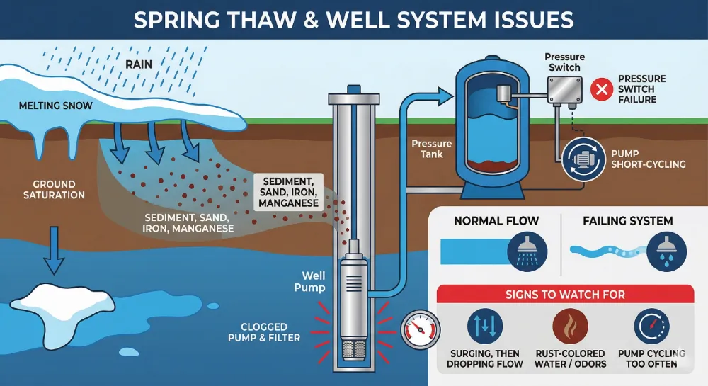 spring thaw well pump check