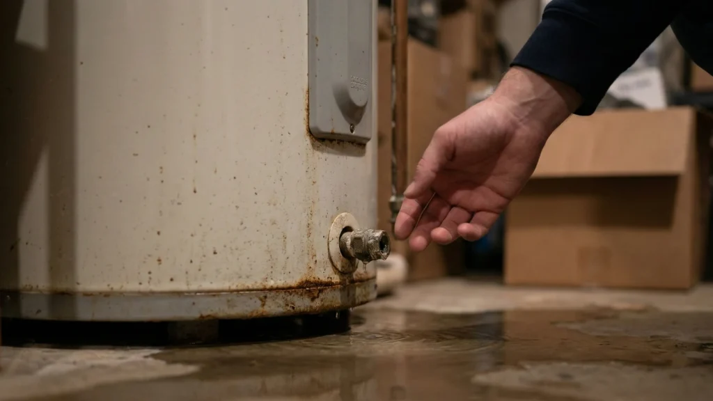 water heater inspection