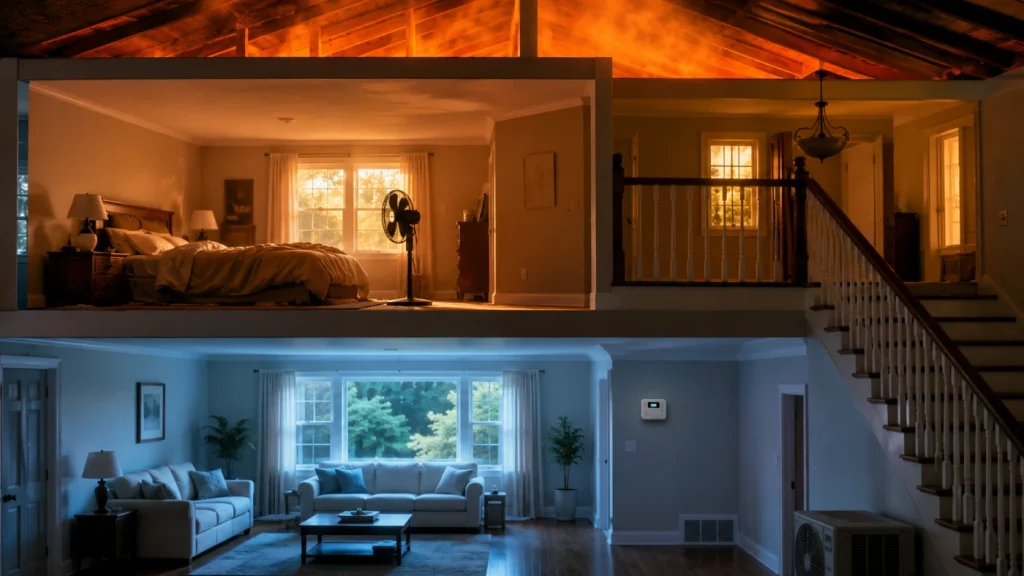 Why Your Upstairs Is Always Hotter Than the Living Room
