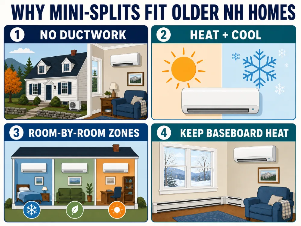 why mini-splits fit older nh homes